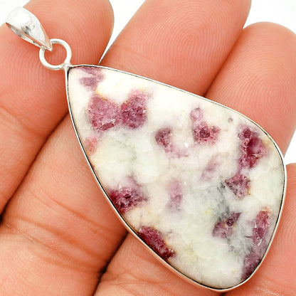 Natural Pink Tourmaline in Quartz Pendant P-1001 SDP150405