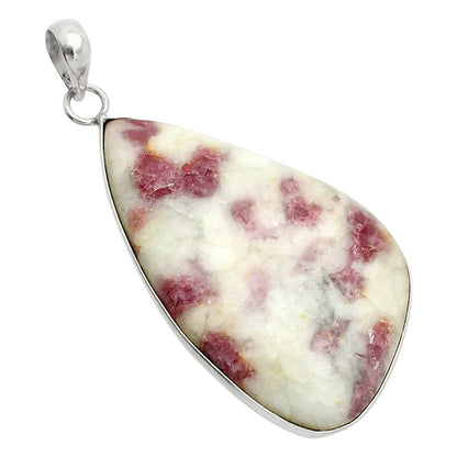 Natural Pink Tourmaline in Quartz Pendant P-1001 SDP150405