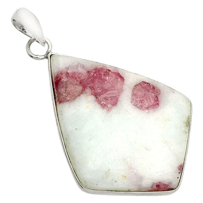 Natural Pink Tourmaline in Quartz Pendant P-1001 SDP150440