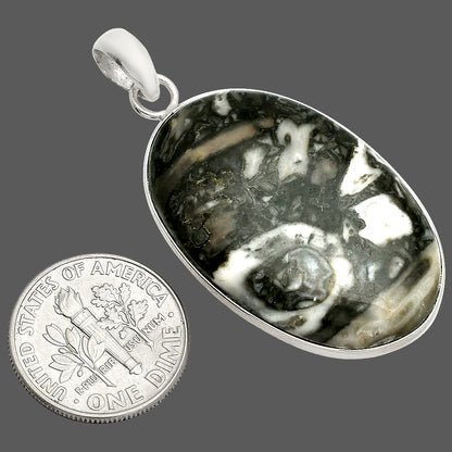 Natural Mexican Cabbing Fossil Pendant P-1001 SDP150452
