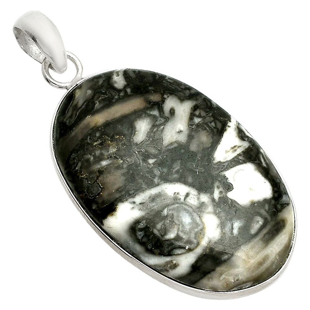 Natural Mexican Cabbing Fossil Pendant P-1001 SDP150452