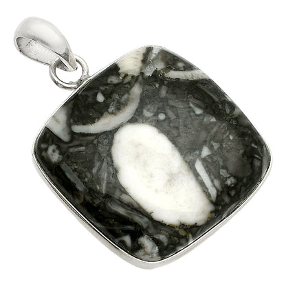 Natural Mexican Cabbing Fossil Pendant P-1001 SDP150466