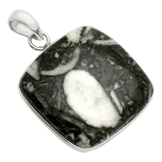 Natural Mexican Cabbing Fossil Pendant P-1001 SDP150466