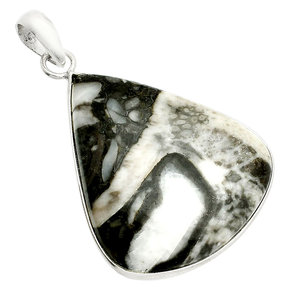 Natural Mexican Cabbing Fossil Pendant P-1001 SDP150469
