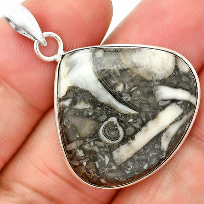 Natural Mexican Cabbing Fossil Pendant P-1001 SDP150480