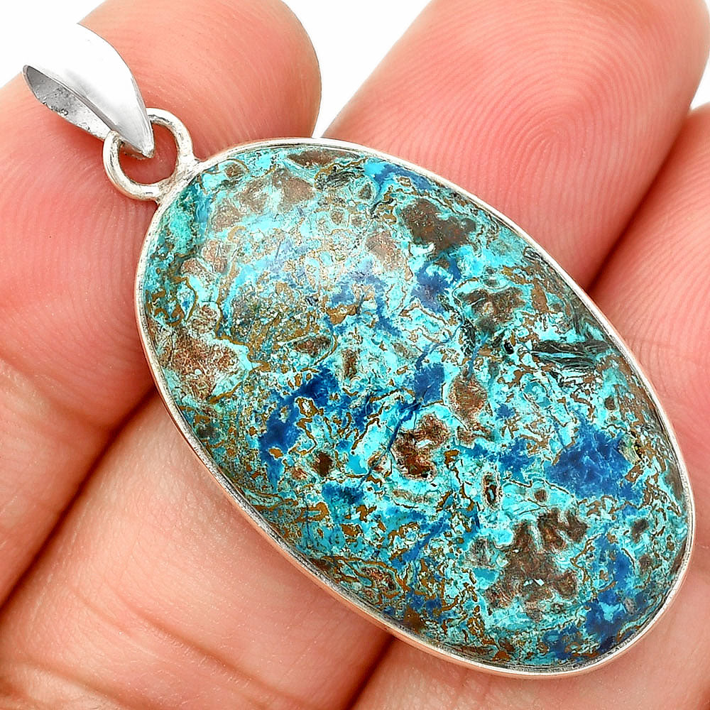 Natural Shattuckite - USA Pendant P-1001 SDP150516