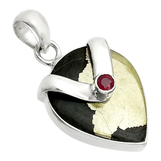 Apache Gold Healer's Gold & Ruby Pendant P-1735 SDP150771