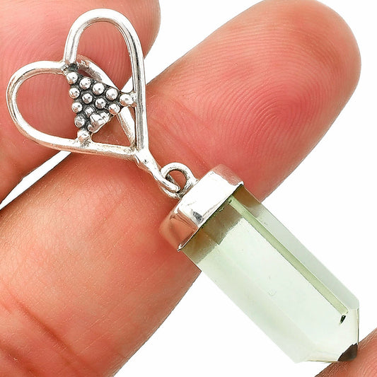 Heart Point - Prasiolite (Green Amethyst) Pendant P-1721 SDP150887