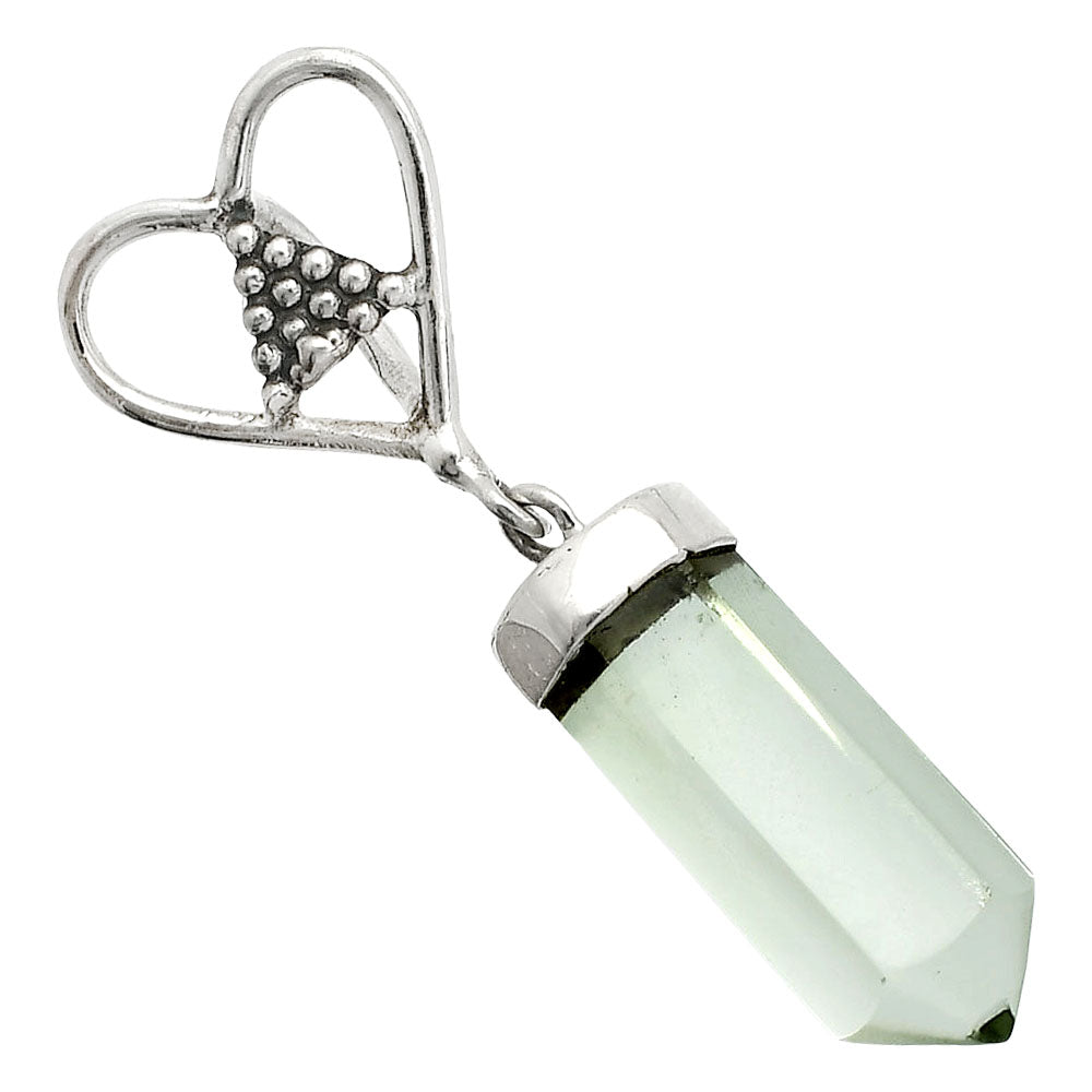 Heart Point - Prasiolite (Green Amethyst) Pendant P-1721 SDP150887