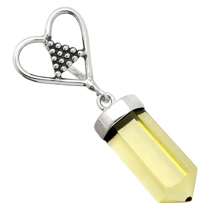 Heart Point - Natural Lemon Quartz Pendant P-1721 SDP150891