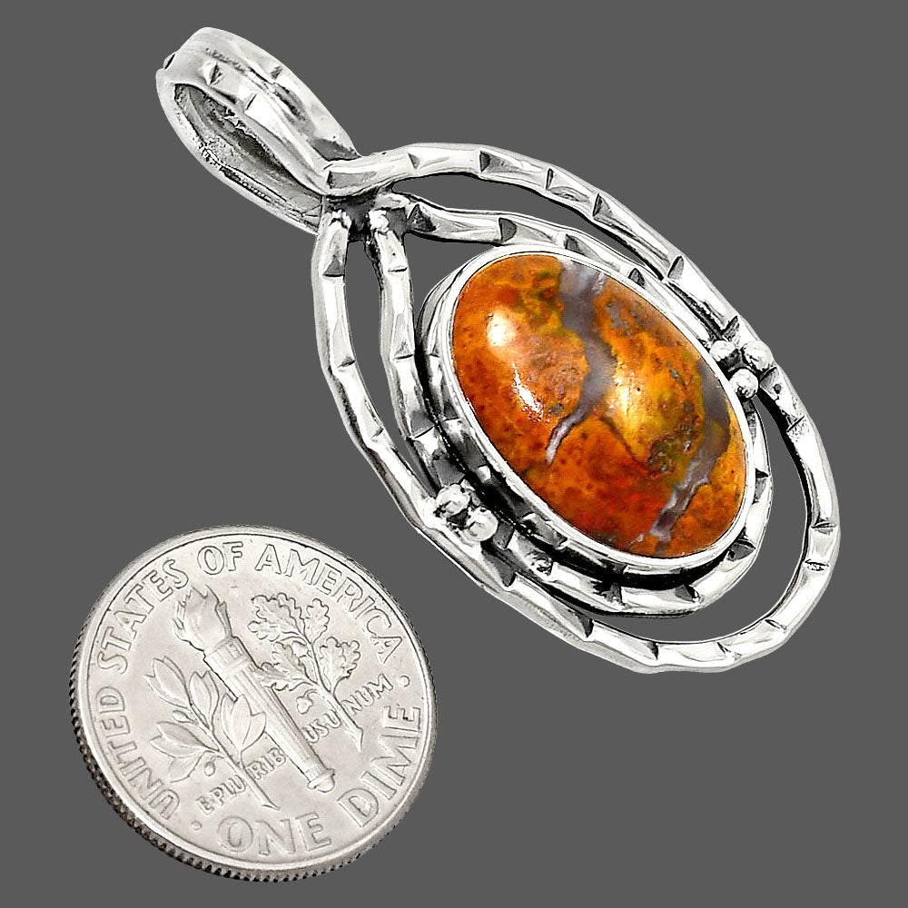 Natural Rare Cady Mountain Agate Pendant P-1410 SDP151062