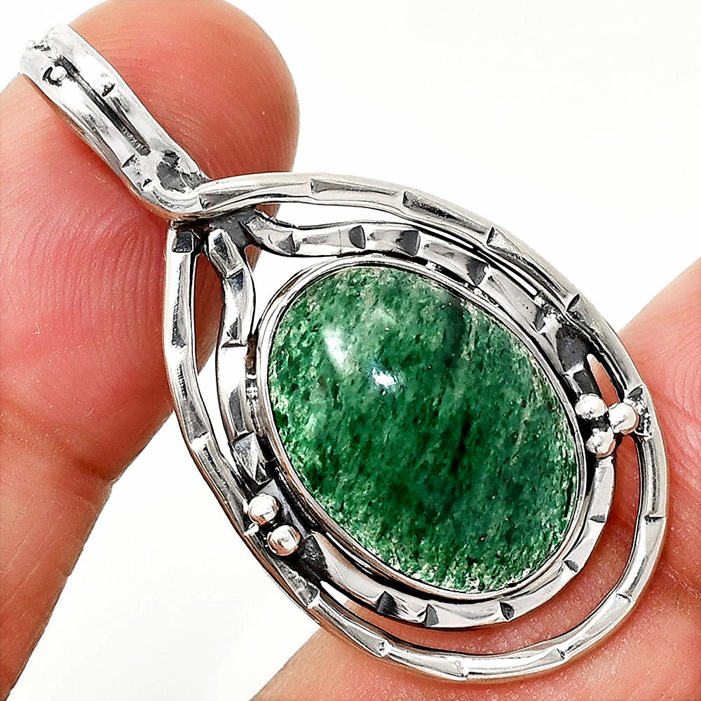 Natural Green Aventurine Pendant P-1410 SDP151064