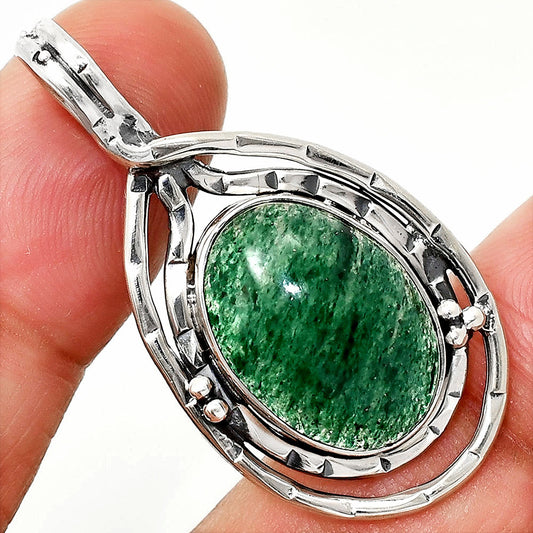 Natural Green Aventurine Pendant P-1410 SDP151064