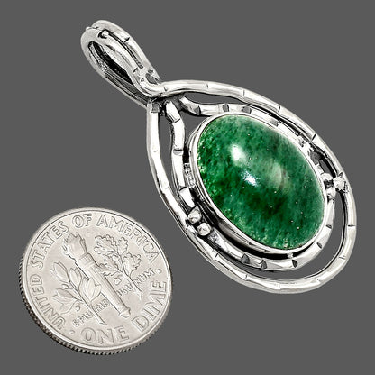 Natural Green Aventurine Pendant P-1410 SDP151064