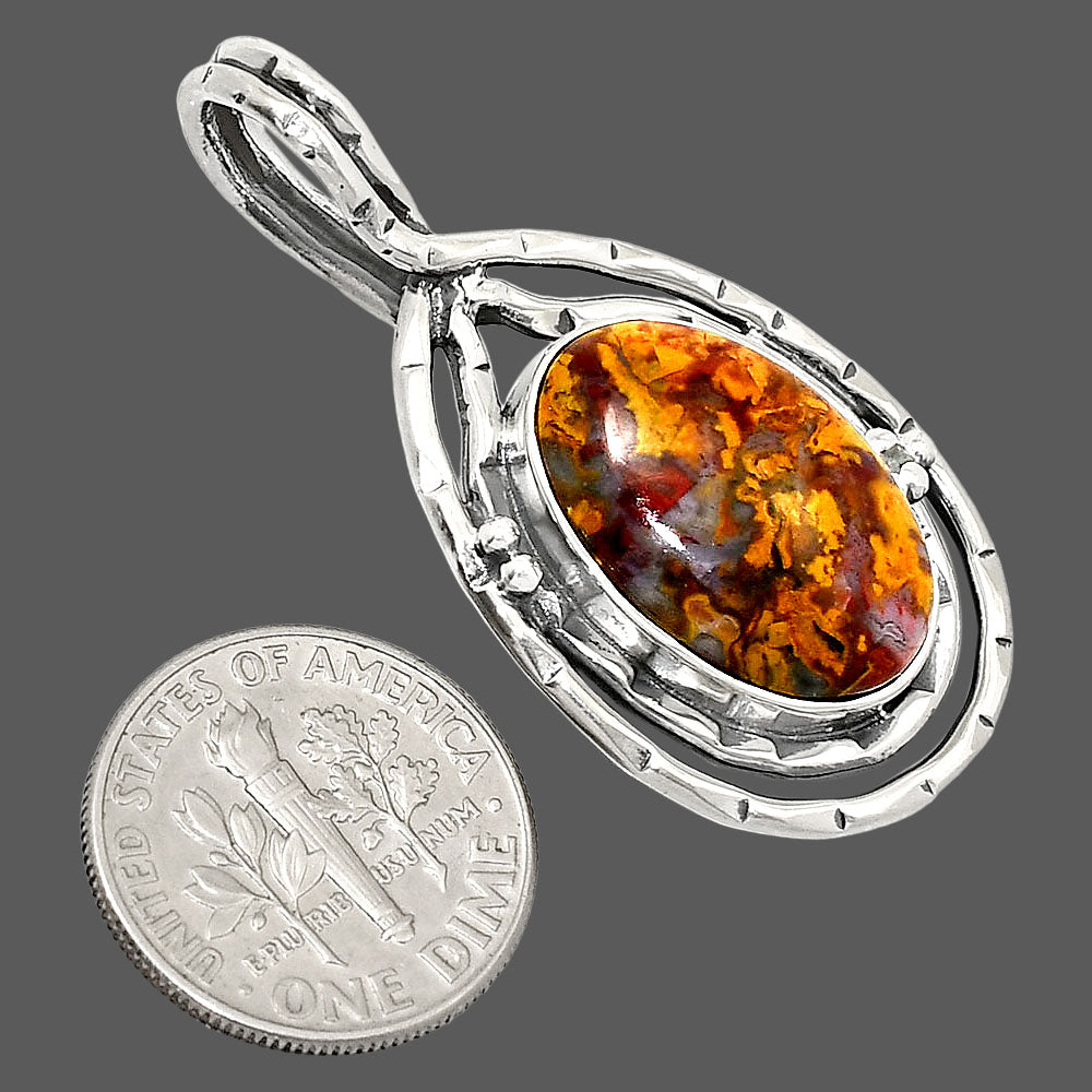 Natural Rare Cady Mountain Agate Pendant P-1410 SDP151095
