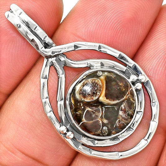 Natural Turtella Jasper - USA Pendant P-1410 SDP151102