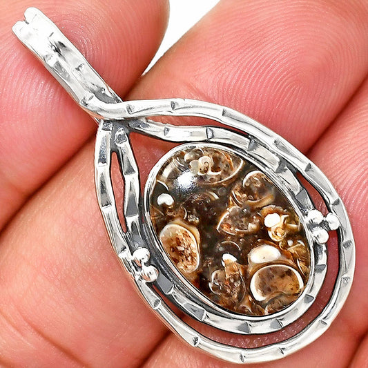 Natural Turtella Jasper - USA Pendant P-1410 SDP151111