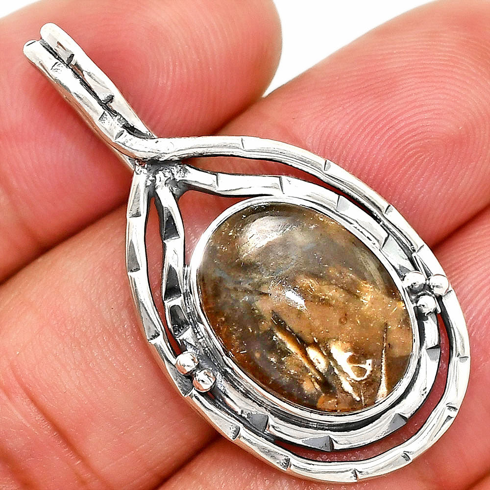 Natural Bat Cave Jasper Pendant P-1410 SDP151112