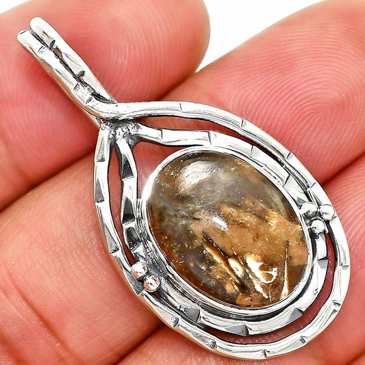 Natural Bat Cave Jasper Pendant P-1410 SDP151112