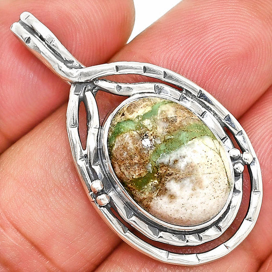 Natural Utah Variscite Pendant P-1410 SDP151121