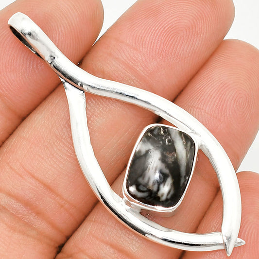 Natural Mexican Cabbing Fossil Pendant P-1384 SDP151131
