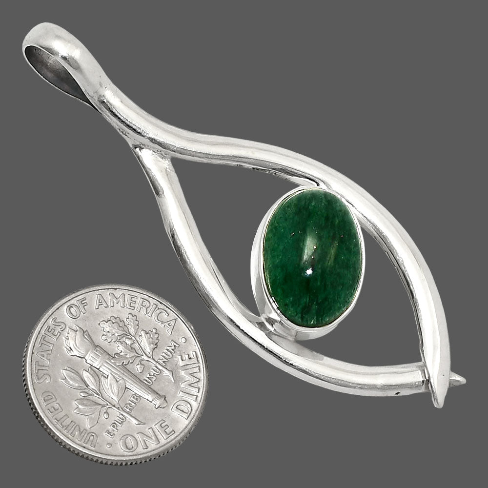 Natural Green Aventurine Pendant P-1384 SDP151137