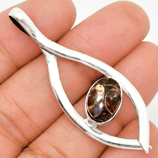 Natural Turtella Jasper - USA Pendant P-1384 SDP151140