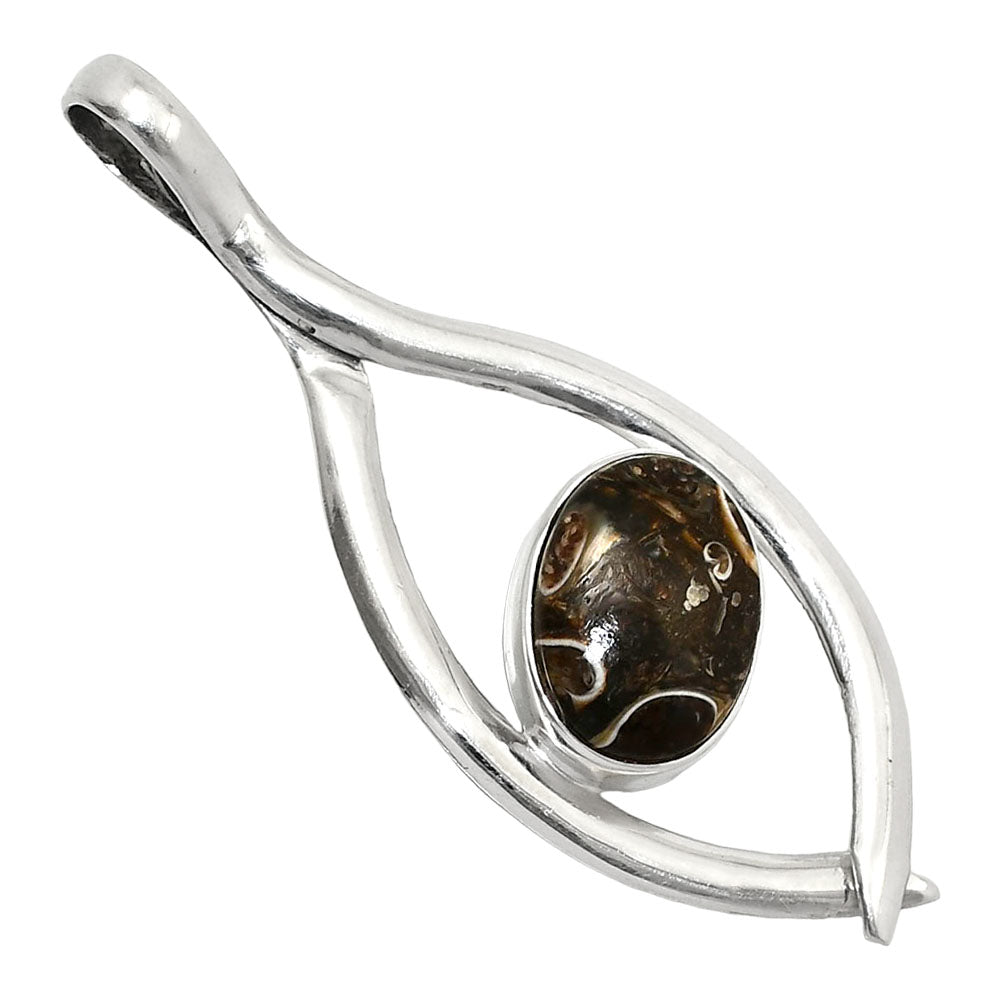 Natural Turtella Jasper - USA Pendant P-1384 SDP151144