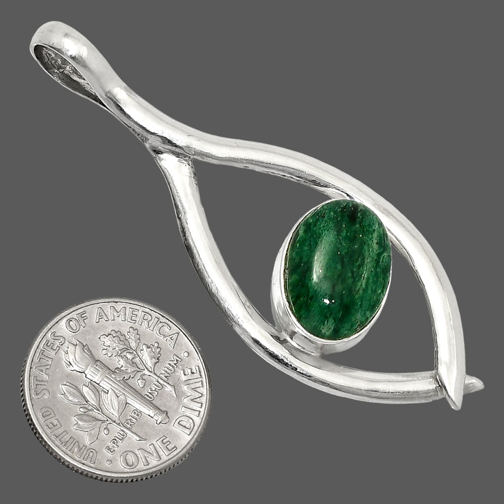 Natural Green Aventurine Pendant P-1384 SDP151151