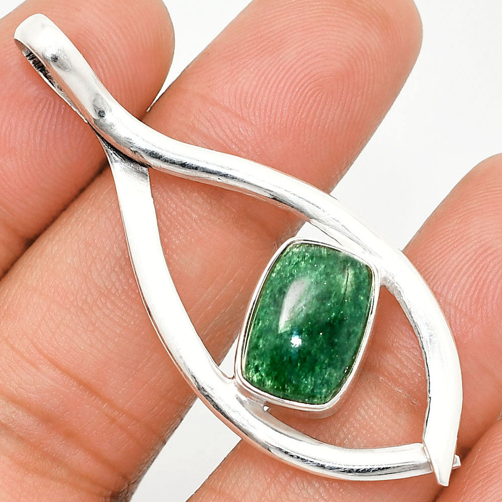 Natural Green Aventurine Pendant P-1384 SDP151172