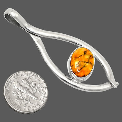 Natural Honey Dendritic Opal Pendant P-1384 SDP151176