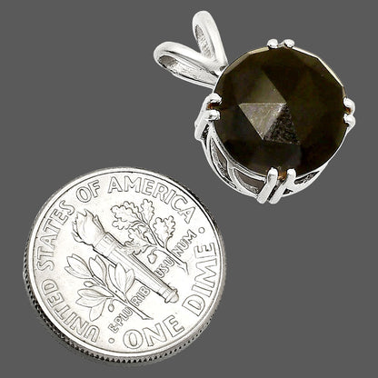 Fancy Cut Smoky Quartz - Brazil Pendant P-1737 SDP151229