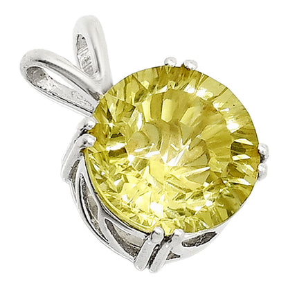 Fancy Cut Natural Lemon Quartz Pendant P-1737 SDP151240