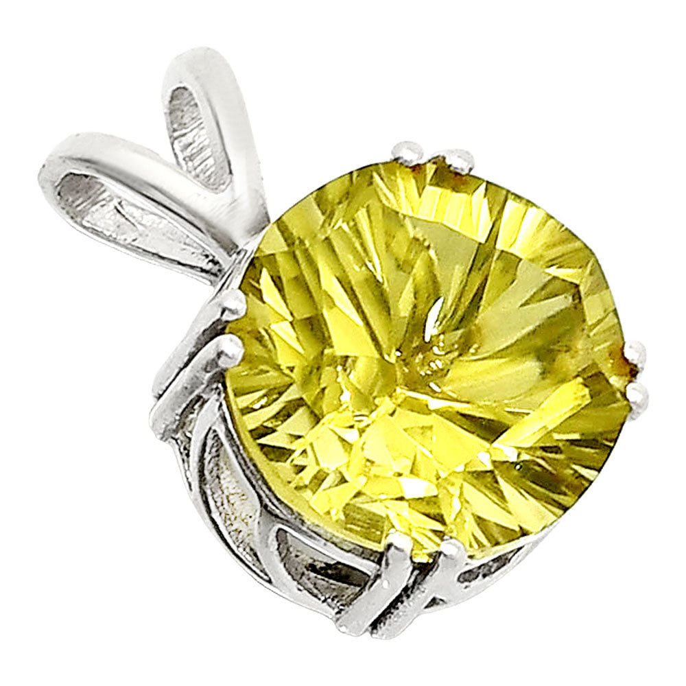 Fancy Cut Natural Lemon Quartz Pendant P-1737 SDP151241