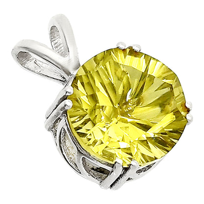 Fancy Cut Natural Lemon Quartz Pendant P-1737 SDP151241
