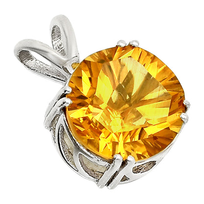Fancy Cut Natural Citrine Pendant P-1737 SDP151258