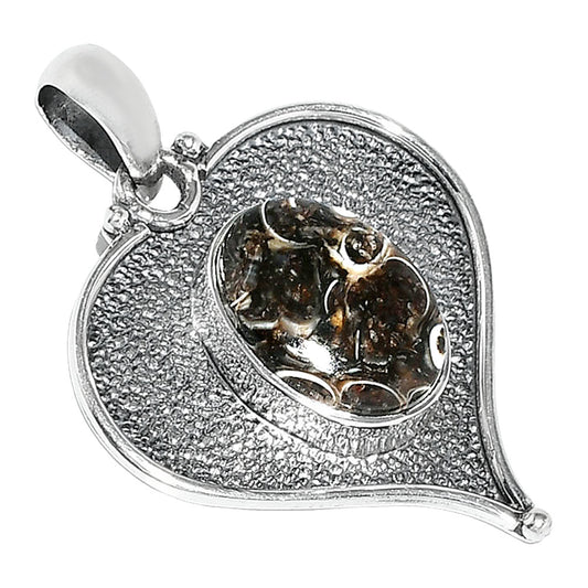 Heart - Natural Turtella Jasper - USA Pendant P-1503 SDP151275