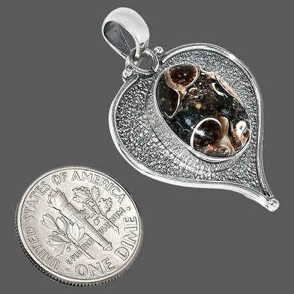 Heart - Natural Turtella Jasper - USA Pendant P-1503 SDP151294