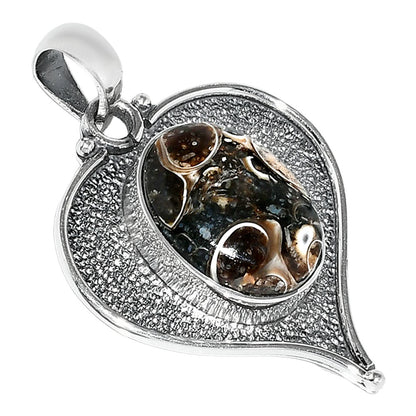 Heart - Natural Turtella Jasper - USA Pendant P-1503 SDP151294