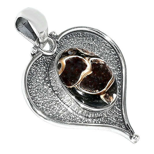 Heart - Natural Turtella Jasper - USA Pendant P-1503 SDP151299