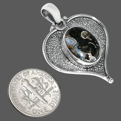 Heart - Natural Turtella Jasper - USA Pendant P-1503 SDP151311