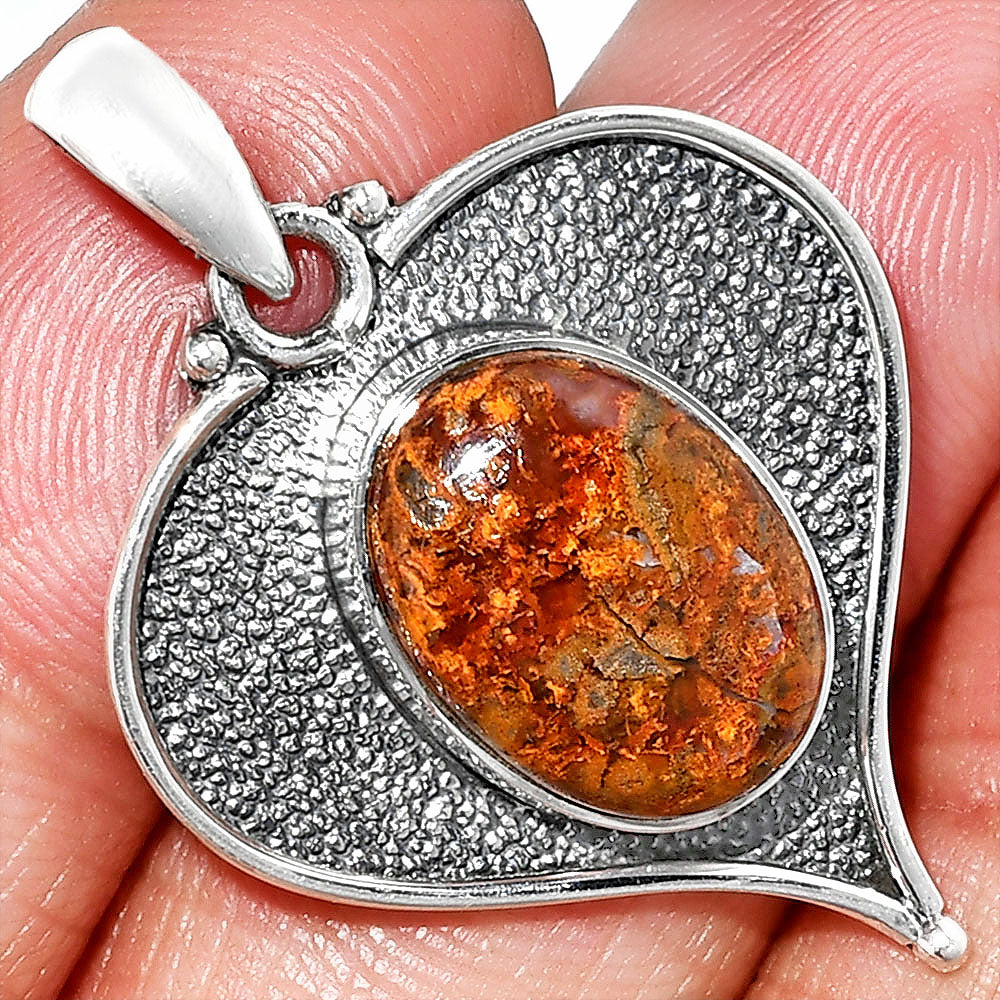 Heart - Rare Cady Mountain Agate Pendant P-1503 SDP151321