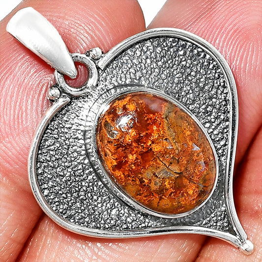 Heart - Rare Cady Mountain Agate Pendant P-1503 SDP151321