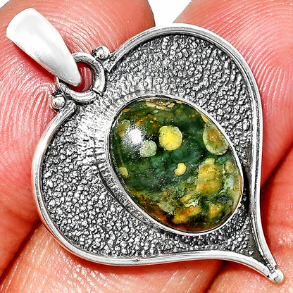 Heart - Ocean Jasper - Madagascar Pendant P-1503 SDP151327
