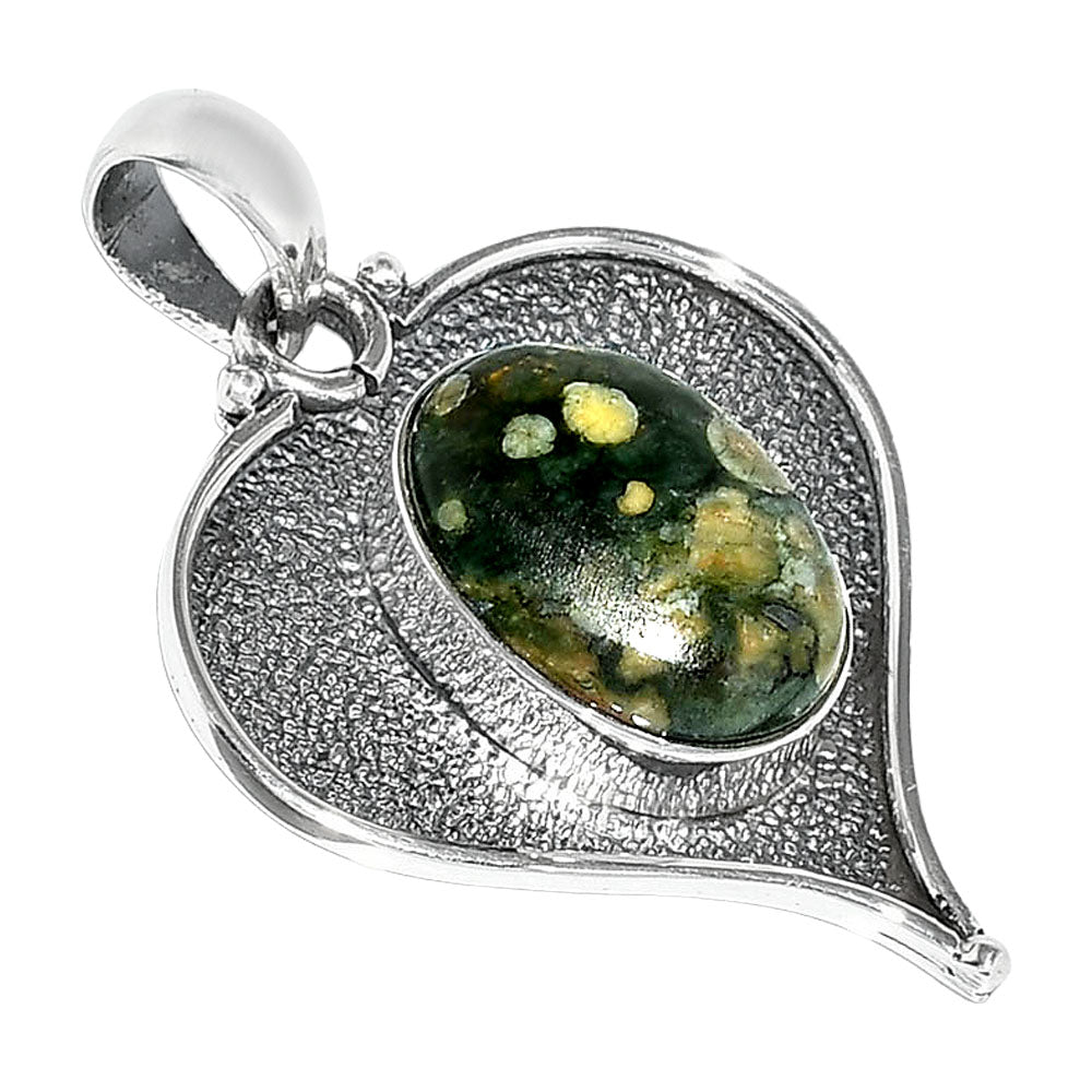 Heart - Ocean Jasper - Madagascar Pendant P-1503 SDP151327