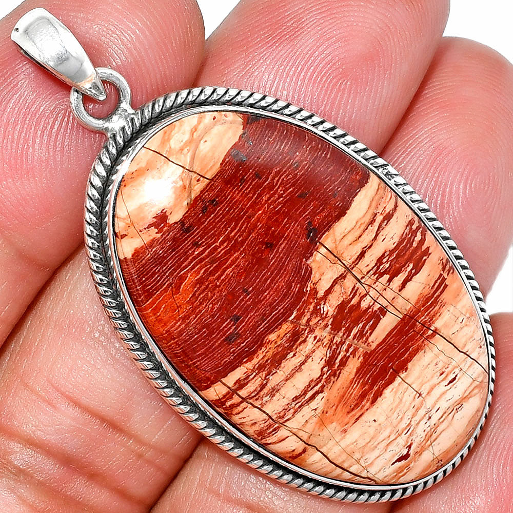 Natural Snake Skin Jasper Pendant P-1068 SDP151374