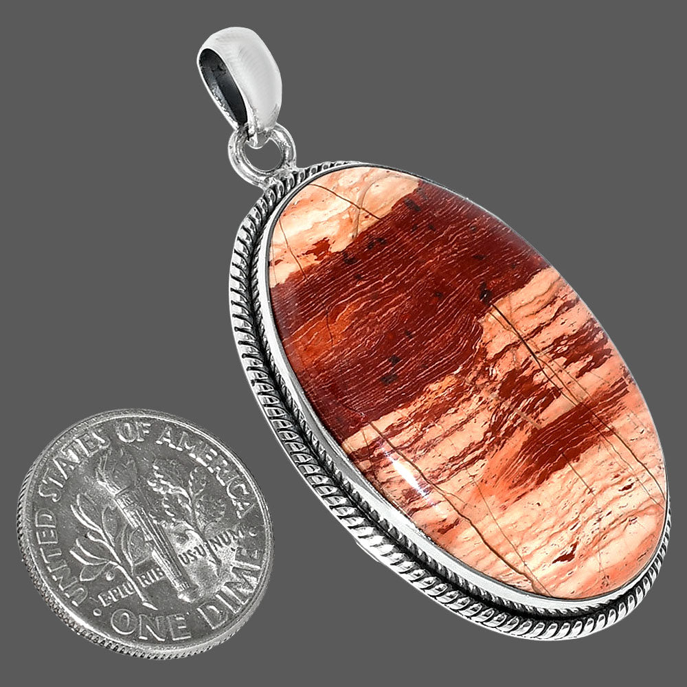 Natural Snake Skin Jasper Pendant P-1068 SDP151374