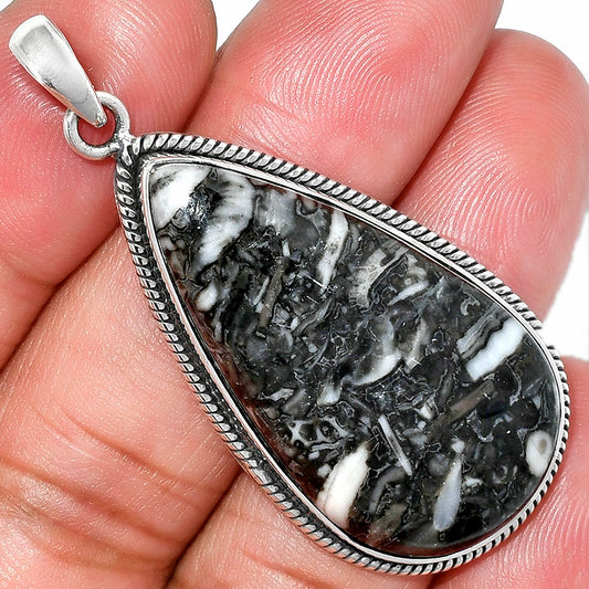 Natural Mexican Cabbing Fossil Pendant P-1068 SDP151382
