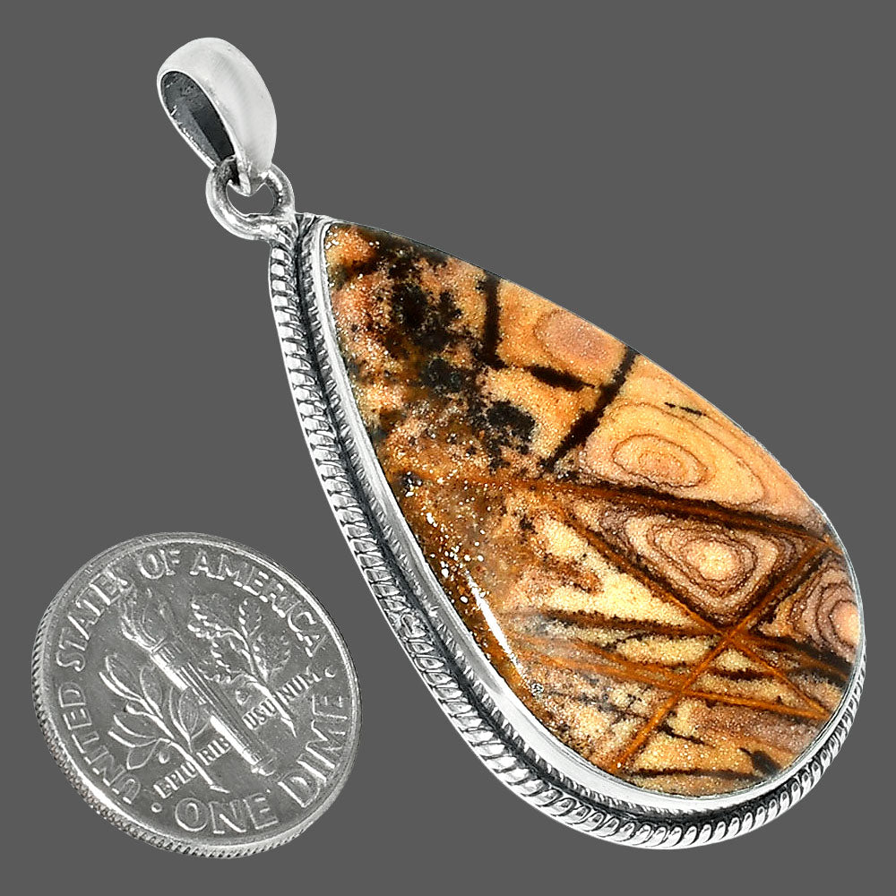 Natural Outback Jasper Pendant P-1068 SDP151399