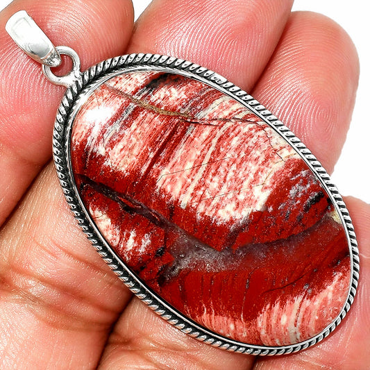 Natural Snake Skin Jasper Pendant P-1068 SDP151412